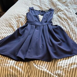 ASOS Petite Navy Mini Dress